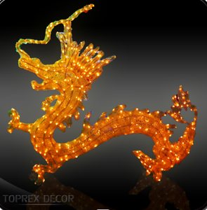 Nouvel an festival chinois lanterne dragon décorations suspendues led acrylique chinois dragon lanterne à vendre - Product Image 5