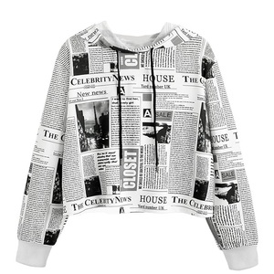 Jersey pesado para mujer Sudadera con capucha de manga larga Sudadera de secado rápido de talla grande con diseño impreso personalizado - Product Image 1