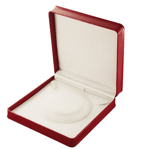 Yongda Rectangle Velours Collier Cas en Rouge Noir ou Blanc avec Housse de Protection pour la Saint Valentin Bijoux Organisateur - Product Image 2