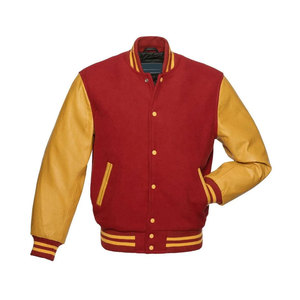 แจ็กเก็ตเบสบอลลายปักตามสั่งเสื้อแจ็กเก็ตบอมเบอร์ทีมโรงเรียน - Product Image 2