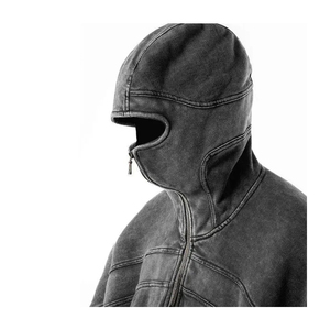 เสื้อฮู้ดกรดล้างจากโรงงานปากีสถานสําหรับบุรุษ - Product Image 5