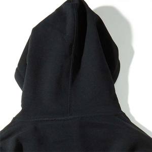 New Arrival basics Custom High Quality Cotton Hooded Sweatshirts Thermal Loose Solid Color Active Men's <b>Plain</b> <b>Black</b> Sport <b>Hoodie</b> - Product Image 4