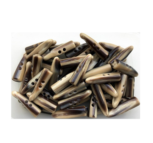 Botón de Palanca de Cuerno de Búfalo de 2 Agujeros para Prendas de Vestir, Venta al por Mayor de Fábrica, Botón de Palanca de Cuerno de Buey, Muy Buen Precio, MOQ Bajo - Product Image 2