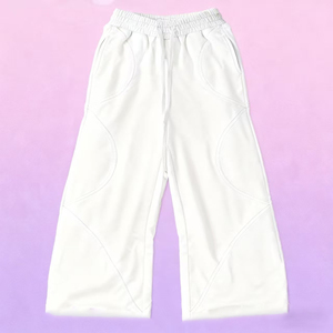 Pantalon Baggy Personnalisé de Haute Qualité, Coupe Large, Effet Usé, en Molleton Lourd pour Homme - Product Image 1
