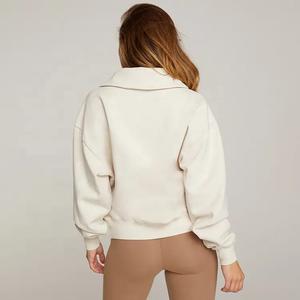 เสื้อฮู้ดโอเวอร์ไซส์สำหรับผู้หญิง, เสื้อฮู้ดโอเวอร์ไซส์ทรงหลวมแนวสตรีท - Product Image 5