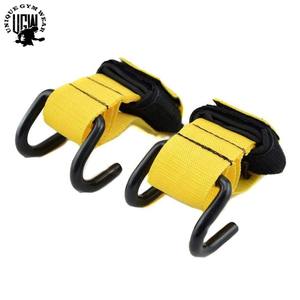 Correas de Agarre para Barra con Logotipo Personalizado, Unisex, de Acero, con Gancho para Levantamiento de Pesas, con Material Plástico para Entrenamiento de Peso Muerto - Product Image 1