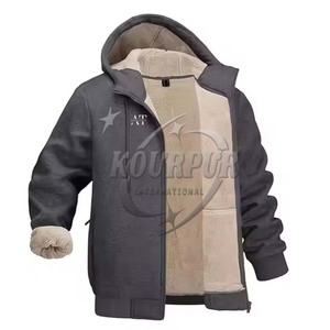 2025, superventas, chaquetas universitarias para hombre, diseño clásico, cuello levantado, transpirable, cálido, protector de talla grande, lo último en algodón 100% - Product Image 6