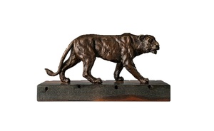 Sculpture d'animal en métal de style arabe, sculpture en métal personnalisée, élégante pour la décoration de table de bureau à domicile, statue, figurine - Product Image 3