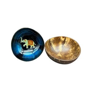 Vente en gros de vaisselle technique personnalisée écologique bols en coquille de noix de coco laqués fabriqués au Vietnam - Product Image 3