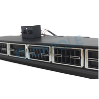 BEU 848L (noir) Universal Underdash AC Climatisation Refroidissement et chauffage pour voitures et camions Unité d'évaporateur automatique