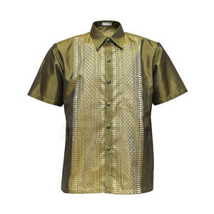 เสื้อไทยผู้ชาย Grapple Master จากโรงงานโดยตรง - ผ้าฝ้าย/ผ้าไหม/โพลีเอสเตอร์ บริการสกรีนโลโก้ตามสั่ง (OEM) คุณภาพสูง MOQ ต่ำ - Product Image 1