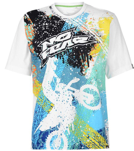 Camiseta de motorista personalizada de alta calidad, suave, absorbente de humedad, secado rápido, estampado completamente sublimado, MOQ bajo, camisetas de Fitness de gran tamaño formales - Product Image 1