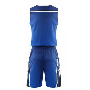 New Custom Team <b>Basketball</b> Uniform Sets Custom Design Wholesale High Quality Breathable Quick Dry 100% Polyester Sleeveless - Product Image 2