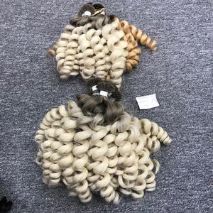 100% Raw Virgin Vietnamien Extension de cheveux humains Bouncy Curly Style pour les femmes noires - Product Image 4