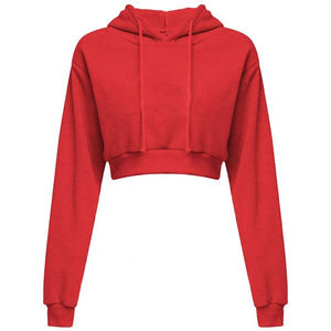 Sweat-shirt à capuche pour femmes Streetwear à manches longues Sweat-shirt pour femmes Top court surdimensionné Sweats à capuche pour femmes - Product Image 1