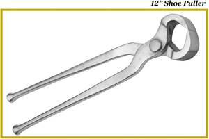 Extracteur de sabot de cheval en acier inoxydable fabriqué à la main de 12 pouces épandeur outil de maréchal-ferrant professionnel pour le soin du sabot - Product Image 2