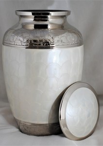 Handcrafted Urn for Human Ashes | Premium <b>Memorial</b> <b>Keepsake</b> | Premium Adult brass Urn <b>Box</b> - Product Image 2