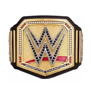 Cinturón de campeonato mundial de peso pesado de alta calidad Cinturón ganador del título de campeonato de lucha Cinturones de cuero genuino de Pakistán - Product Image 1