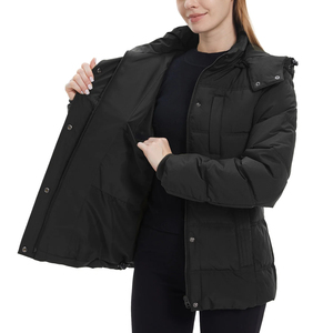 Vestes matelassées en toile réversibles imperméables pour hommes, mode d'hiver, coupe ajustée, streetwear, logo personnalisé, 2026 - Product Image 4