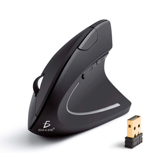 เมาส์ออปติคอลไร้สายแนวตั้ง 2.4GHz/บลูทูธ แบบ Ergonomic พร้อมไฟ LED Backlit เชื่อมต่อผ่าน USB สำหรับคอมพิวเตอร์ แล็ปท็อป และเดสก์ท็อป มีสินค้าพร้อมส่ง - Product Image 1
