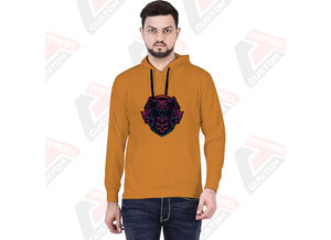 Sudadera con capucha para hombre Premium Ultra acogedora y cómoda 100% algodón bordado liso teñido con impresión Digital para invierno - Product Image 2