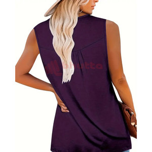 เสื้อกล้ามสำหรับเล่นยิมของผู้หญิงระบายอากาศได้ดีสวมใส่สบายสำหรับใส่วิ่งโยคะฟิตเนส - Product Image 5