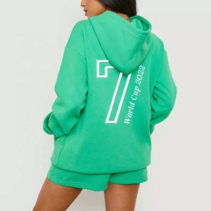 Sudadera Moderna para Mujer, Cuello Redondo, 100% Algodón Felpa, Primavera, Estilo Holgado, Casual, Manga Larga, Moda Urbana - Product Image 2