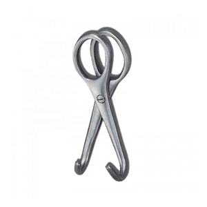 Fabrication en gros meilleur crochet pour les yeux crochet pour les yeux pointu en acier inoxydable crochet OB outils de vêlage Instrument vétérinaire en acier inoxydable - Product Image 1