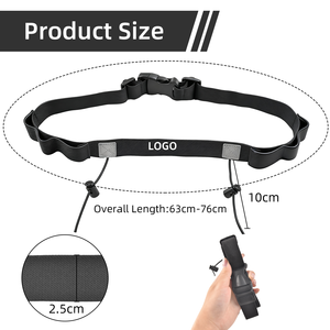 Cinto de Corrida para Maratona Mais Vendido - Bolsa de Cintura Leve e Respirável com Excelente Elasticidade, Suporte para Número de Corrida - Product Image 2