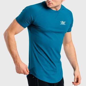 T-shirt de gymnastique sur mesure pour hommes T-shirts de gymnastique légers de la meilleure qualité pour la vente en ligne - Product Image 3