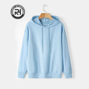 Sudadera con capucha de invierno de lana personalizada Sudadera con capucha de algodón de peso pesado bordado impresión Casual Streetwear sudadera deportiva al por mayor - Product Image 1