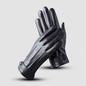 Gants en cuir de haute qualité de haute qualité pour l'hiver, chauds et respirants, compatibles avec les vêtements décontractés, vente à chaud - Product Image 1