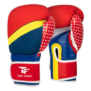 Guantes de Boxeo Profesionales para Hombre, Guantes de Boxeo de Piel Sintética al por Mayor, Servicios OEM/ODM, Guantes de Boxeo para Entrenamiento de MMA - Product Image 2