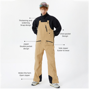 Pantalons de ski et de snowboard personnalisés, tissu de haute qualité, imperméables, respirants, imprimés, pantalons de snowboard et de ski d'extérieur - Product Image 4
