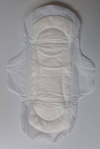 Wuglo ผ้าอนามัยผ้าฝ้ายอินทรีย์นุ่มสุขภาพดีระบายอากาศได้ดีดูดซับสุดยอดป้องกันการรั่วซึมแบบใช้แล้วทิ้งสำหรับผู้ใหญ่มีปีกแบบปกติ - Product Image 3