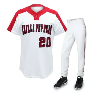 OEM beyzbol üniforma hızlı kuru Custom Made beyzbol işlemeli üniforma beyzbol üniforma softbol formalar ve pantolon seti