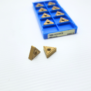 Inserto de torneado de carburo TNMG160408CQ CA515 de alta calidad Original forma de triángulo japonés 10 piezas - Product Image 1
