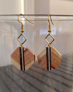 Pendientes de mujer con forma bohemia de alta calidad, cartílago de la oreja, lujo, respetuoso con el medio ambiente, madera, nuevo diseño alto, superventas de SCI - Product Image 3