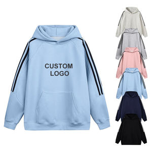 Sweat-shirts à capuche pour femmes, logo OEM personnalisé, impression tendance, sweat-shirt décontracté, blanc, 330 grammes, fabricant de sweat-shirts lourds pour femmes - Product Image 3