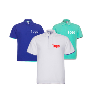Nueva llegada logotipo personalizado impresión unisex polos 65 algodón 35 poliéster alta calidad negocios camiseta para hombres - Product Image 4