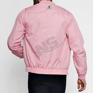 Dernier blouson bombardier d'hiver pour hommes, blouson en coton à logo personnalisé de couleur unie pour hommes, streetwear à la mode Offre Spéciale - Product Image 3