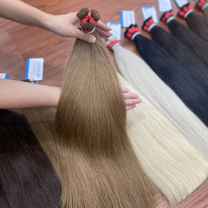 Vente en gros en vrac Extension de cheveux humains lisses Meilleures extensions de cheveux Cheveux bruts vietnamiens sans perte - Product Image 1