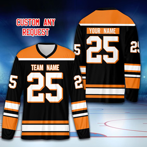 Fabricante de ropa deportiva OEM, camisetas de hockey sobre hielo sublimadas personalizadas, Proveedor de Ropa de equipo a granel, conjuntos de uniformes profesionales - Product Image 4
