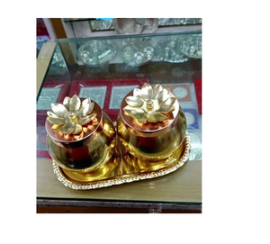 Caja de fruta seca de latón de alta calidad, caja de fruta seca para el hogar, plato de fruta giratorio de pétalos, aperitivos para artículos decorativos - Product Image 4