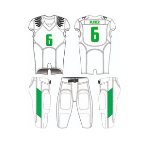 Equipo de uniforme de fútbol americano, protección acolchada, venta al por mayor - Product Image 1