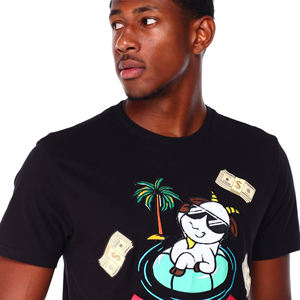 Camiseta con logotipo personalizado bordado para hombre, camiseta vintage de algodón puro orgánico, camisetas holgadas de gran tamaño - Product Image 2