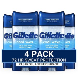 Desodorante Antitranspirante en Gel Transparente Unisex Gillette de Calidad con Aroma a Rosas para Hombres/Mujeres y Adultos - Product Image 3