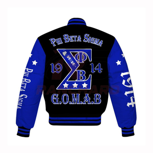 Chaqueta Universitaria para Hombre, Chaqueta de Fraternidad Griega, Chaqueta Universitaria para Hombre, Chaqueta de Fraternidad, Chaqueta Universitaria Phi Beta Sigma - Product Image 2