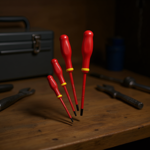 Juego de 4 destornilladores para tornillos de ranura de 1000 V para uso en EE. UU. - Product Image 3