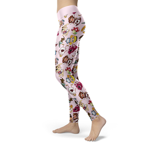 Leggings Casuales de Cintura Media para Mujer, Hechos a Medida al por Mayor, Sexys, Transpirables, con Estampado por Transferencia de Calor, de Poliéster y Elastano de Secado Rápido - Product Image 2